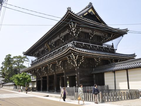 一身田寺内町のまちなみ