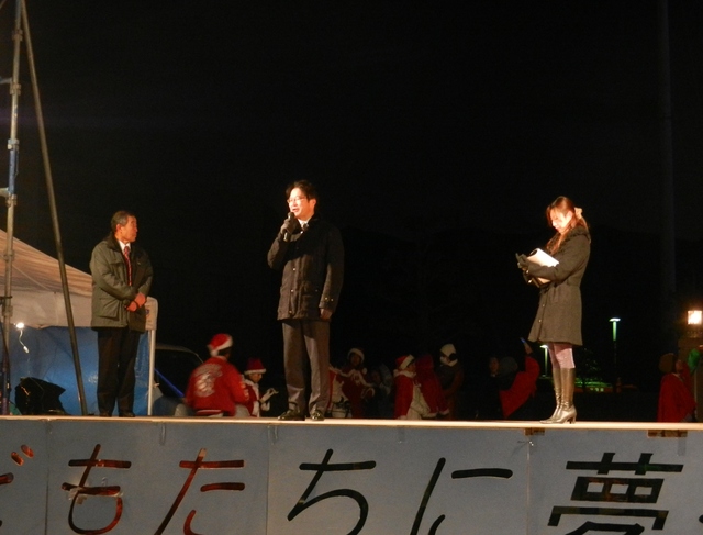 Geino X'mas2011・絆 挨拶・点灯式2