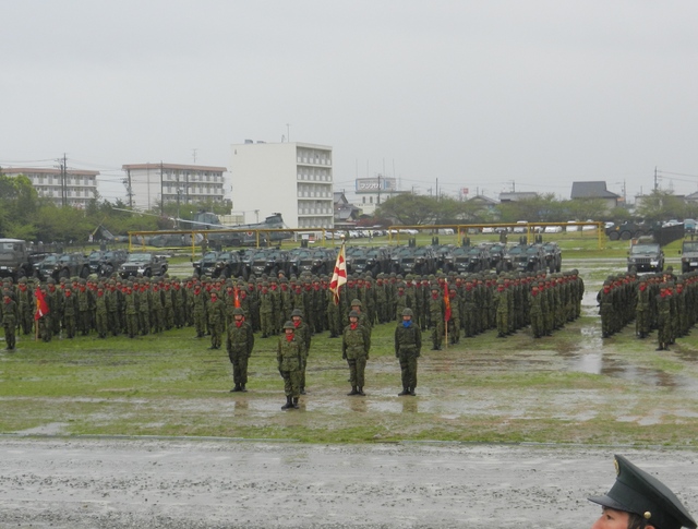 陸上自衛隊久居駐屯地開設60周年記念式典
