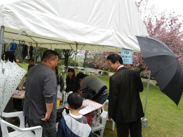 株式会社赤塚植物園主催　第12回親子写生大会激励