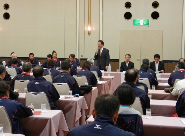 津市スポーツ推進委員会第2回総会及び懇親会挨拶