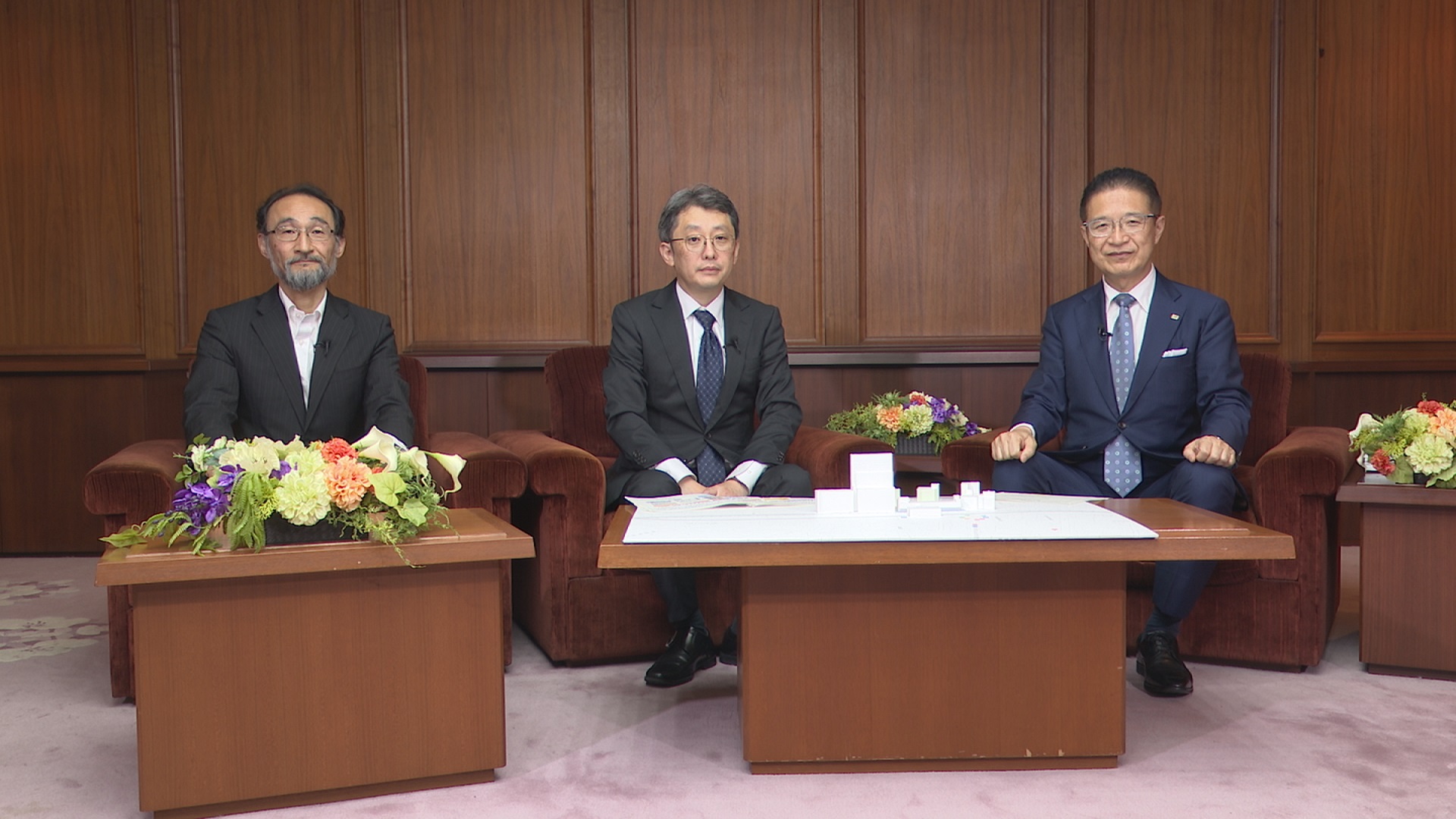 第55回市長対談の様子の写真