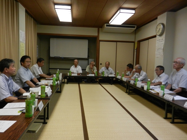 新町地区自治会連合会との懇談