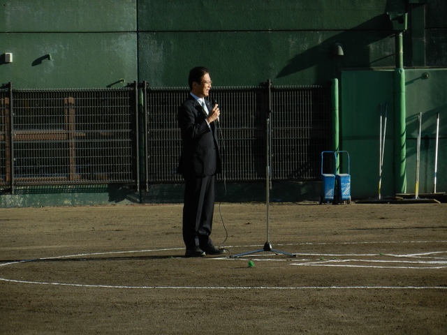 2012津市少年野球秋季交歓大会挨拶