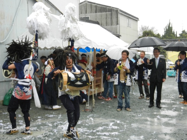 春の久居まつり激励