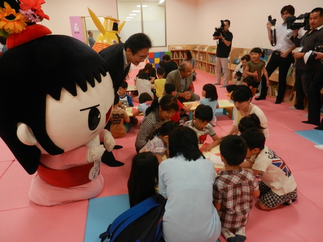 津市まん中こども館オープンセレモニー