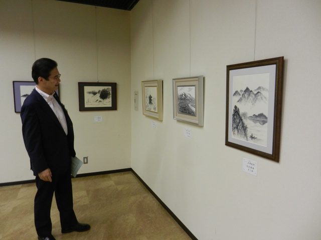 津市民文化祭美術部門「日本画展」鑑賞