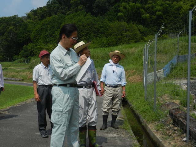 獣害対策の取り組みに係る現地視察