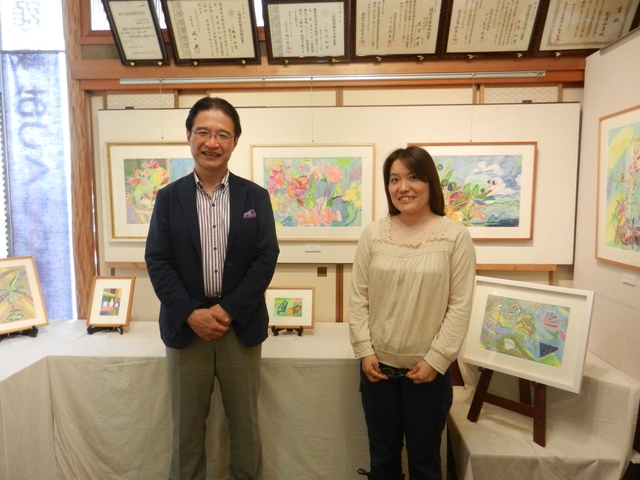 植地珠子さん「うれしいのひととき展」鑑賞