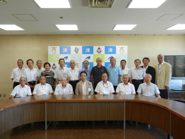 一志美杉線道路整備促進協議会 役員来訪