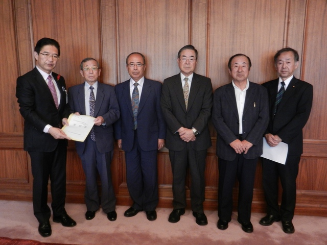 河芸町島崎町線建設促進協議会 来訪