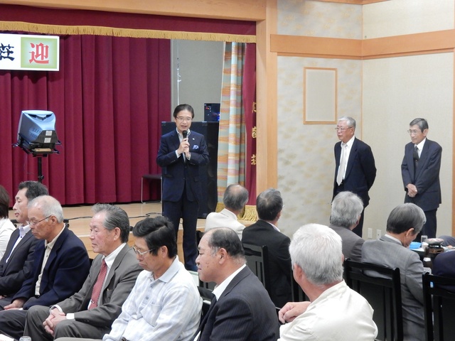 白山町自治連合会総会 挨拶