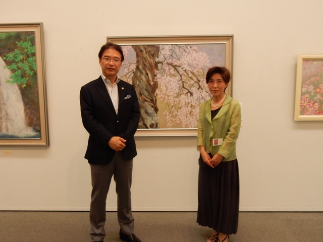 蒔田恭子さん日本画展