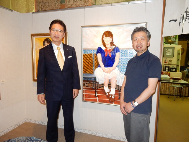 松尾和男さん油彩画初個展