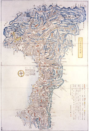 地図「文久改正伊勢国細見之図」の画像