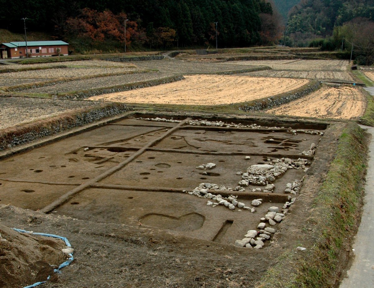 六田地区での発掘調査