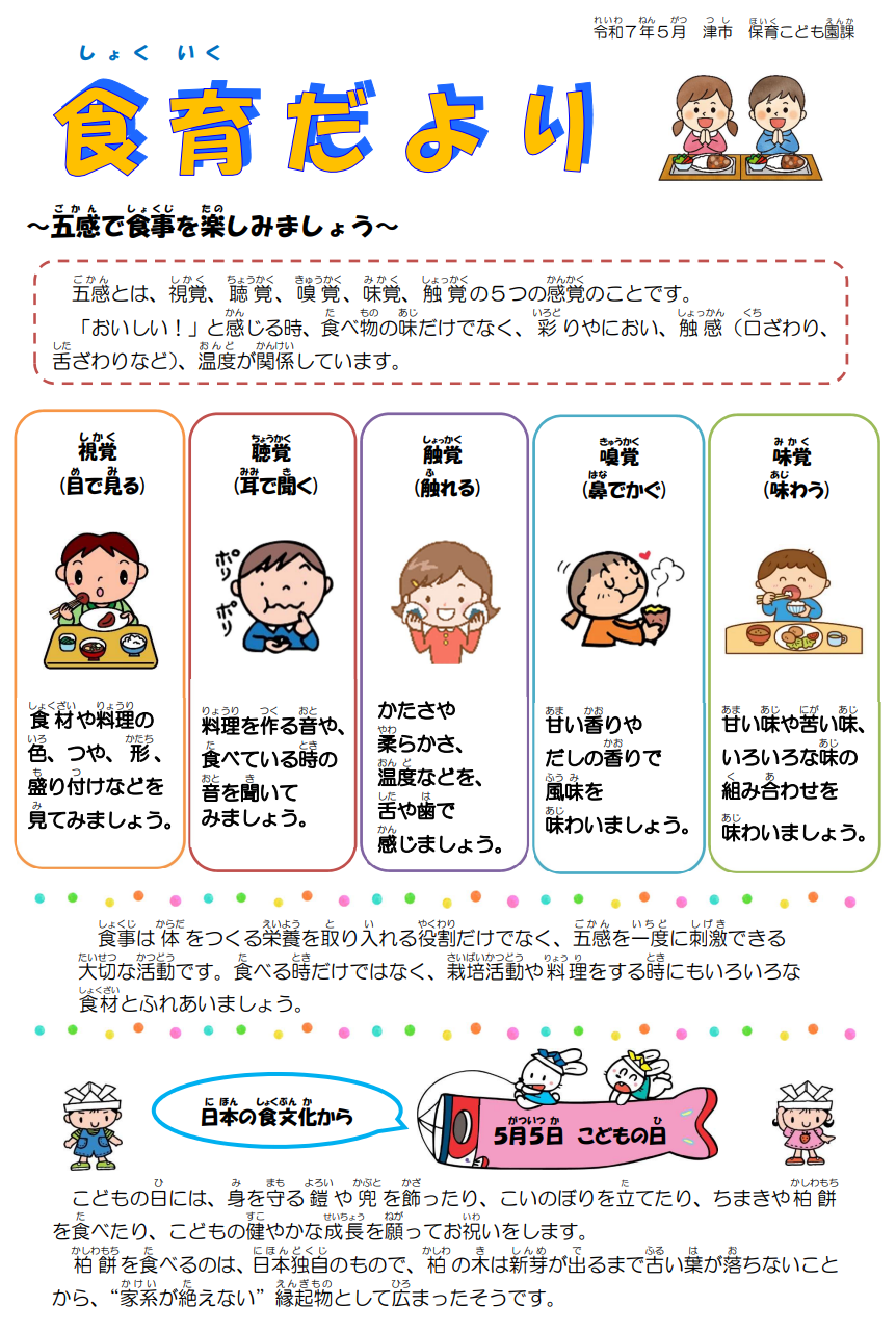 食育だより1月