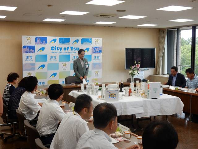 「津市の農を考える会」との市長懇談会