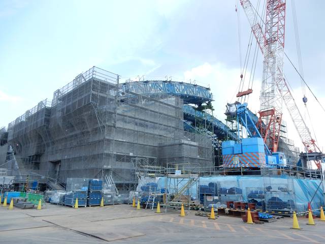 サオリーナ建築工事現場