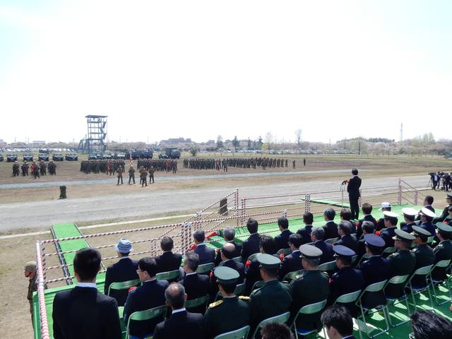 陸上自衛隊久居駐屯地開設65周年記念式典
