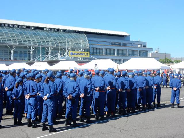 平成29年度津市消防団夏季訓練