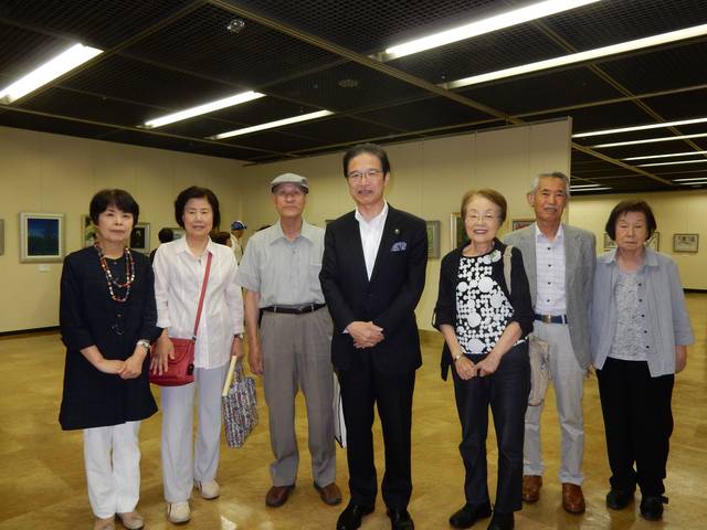 津市民文化祭 美術部門「日本画展」 