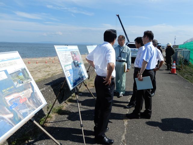 津松阪港津地区海岸堤防（島崎町）