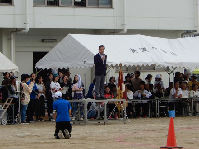 安濃地域の小学校運動会