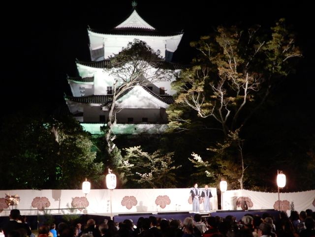 上野城 薪能