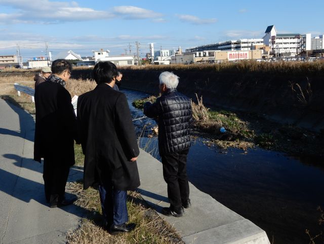 相川水系治水事業現場視察研修