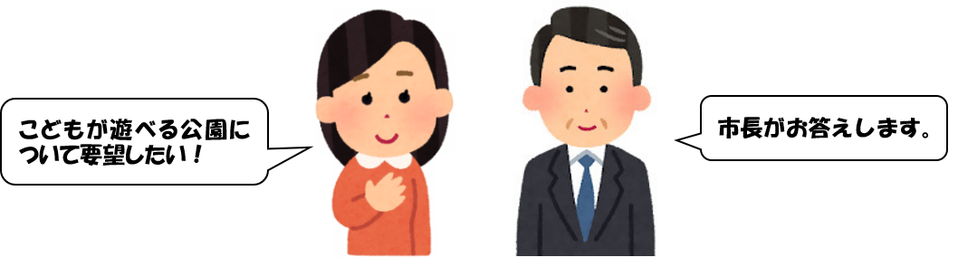 こどもが遊べる公園について要望したい！市長がお答えします。