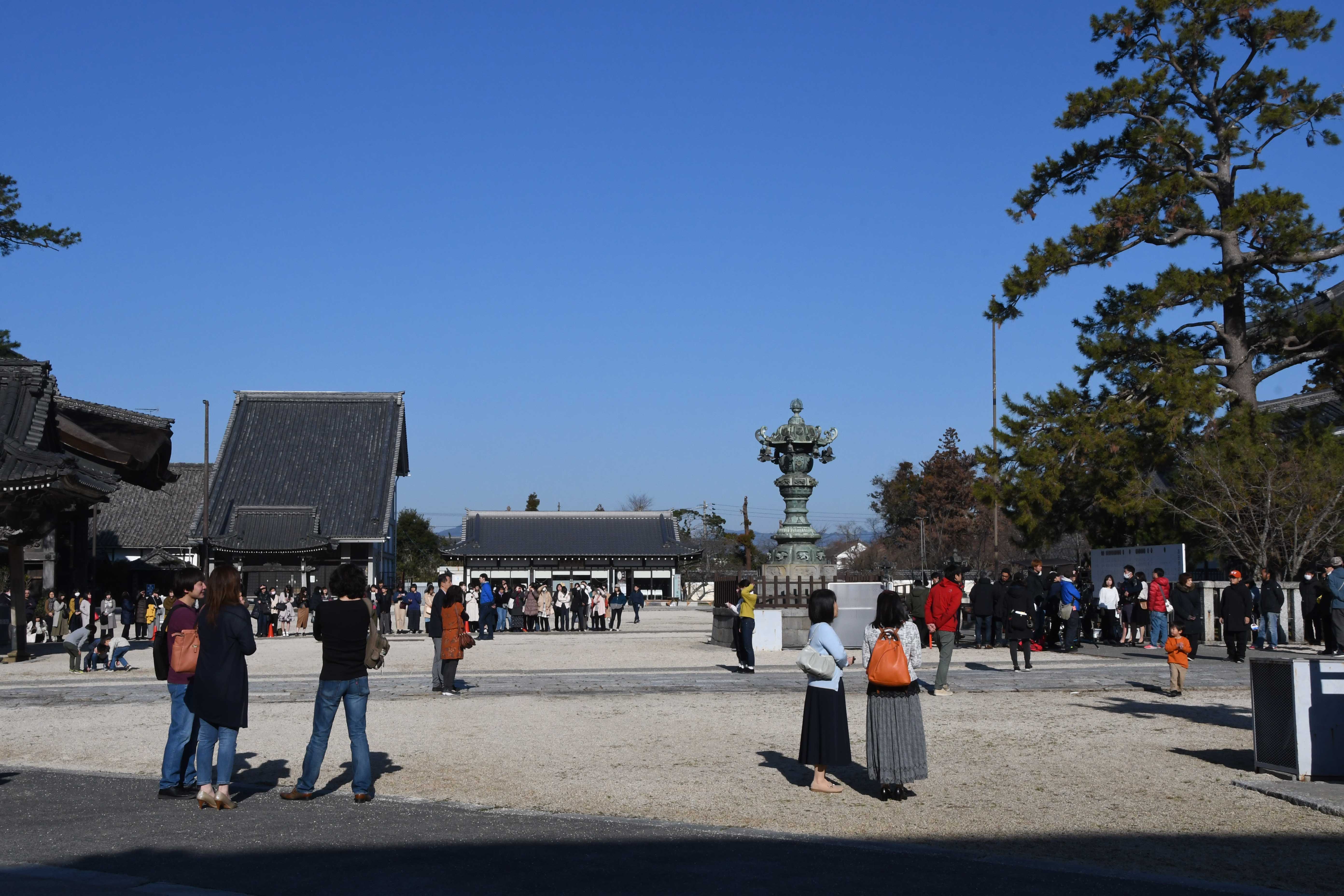  高田本山 専修寺でのロケの様子4