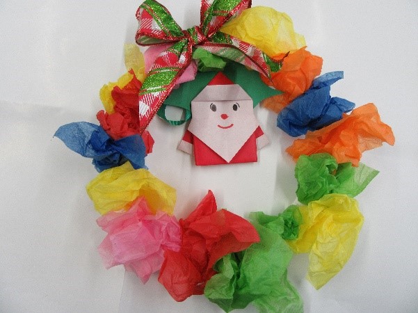 サンタさんのリースイメージ