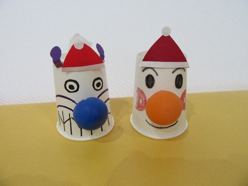 アンパンマンの紙コップ人形イメージ