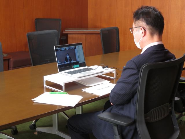 全国市長会 理事・評議員合同オンライン会議