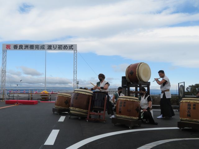 香良洲橋 渡り初め式4