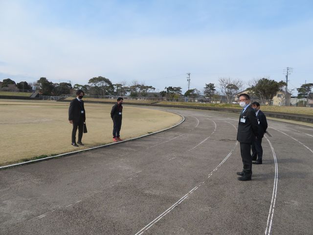 海浜公園内陸上競技場