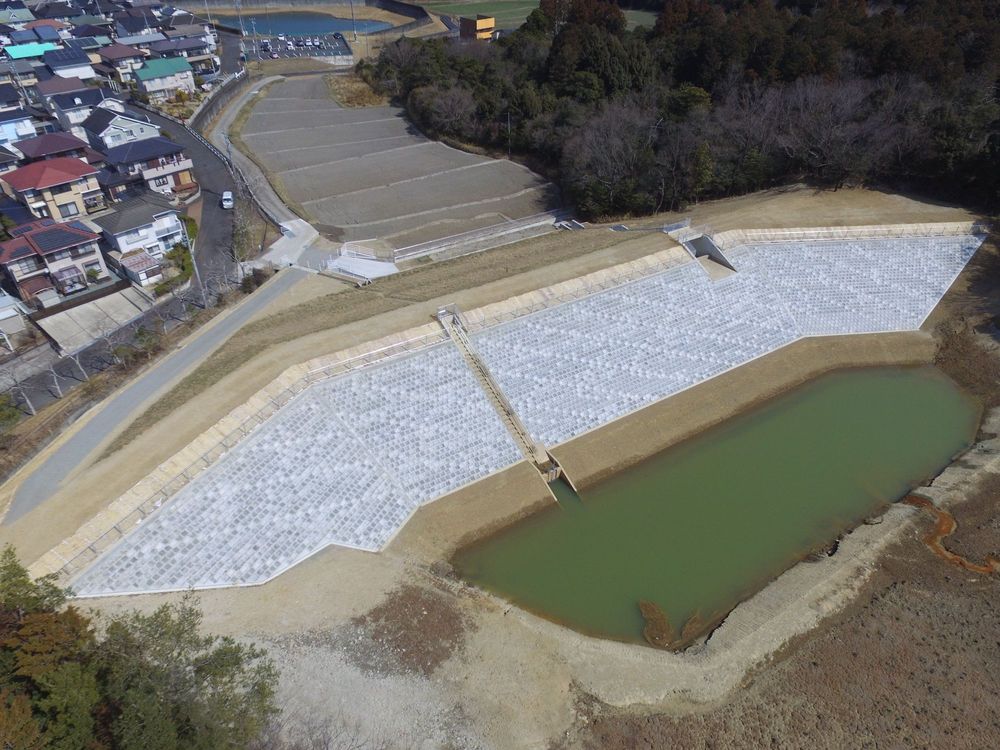 片野池　整備後の写真