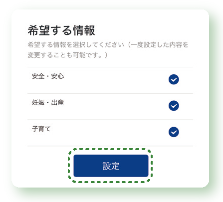 希望する情報