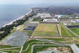 香良洲高台防災公園空撮2