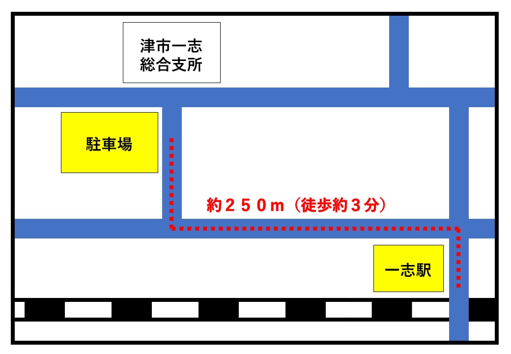 一志駅周辺概略図