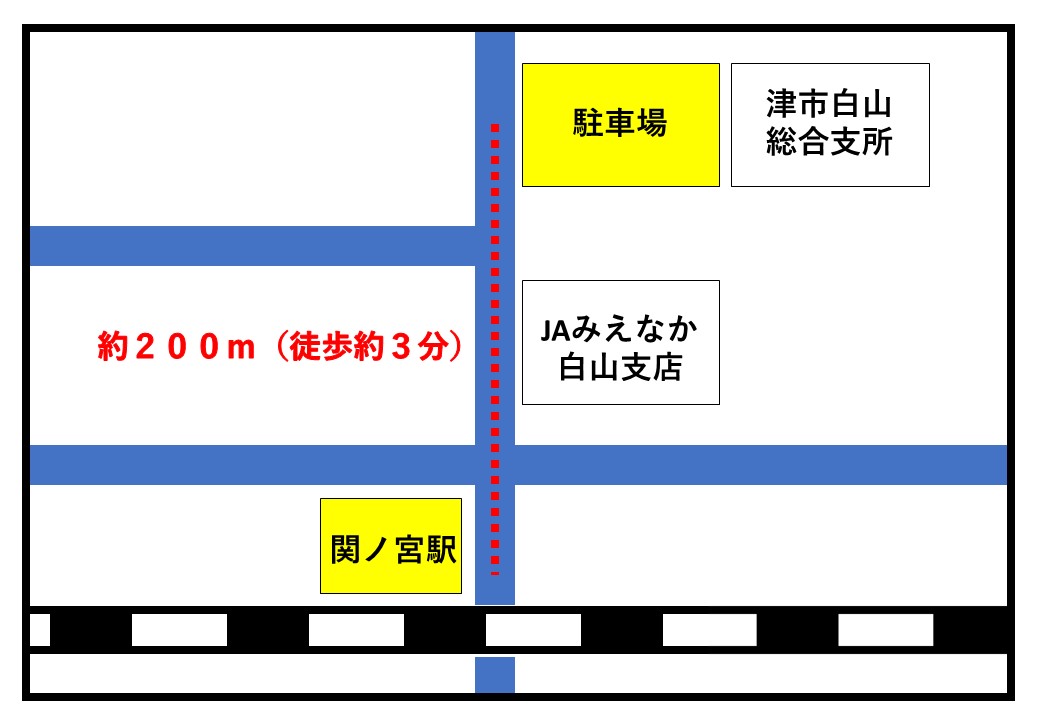 関ノ宮駅周辺概略図