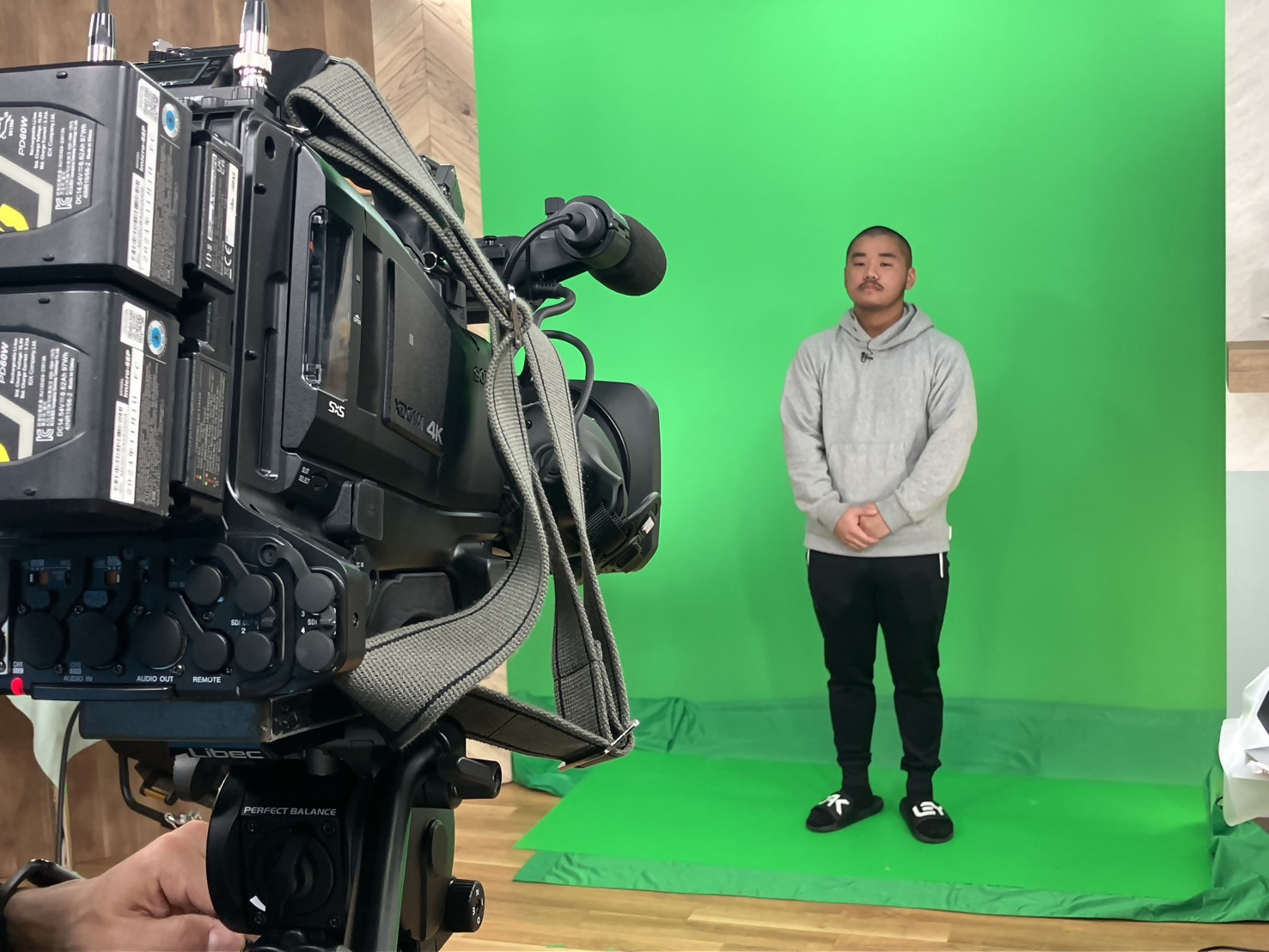 クロマキー撮影3